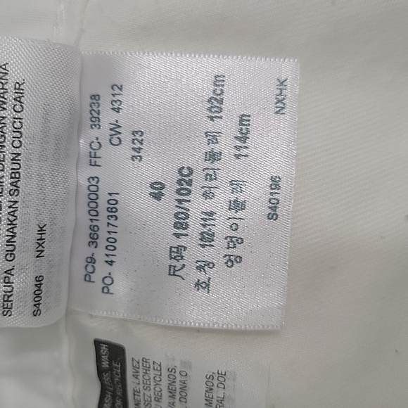 Levi's Classic White Cargo Shorts 100%Cotton Size 40 - Picture 9 of 11